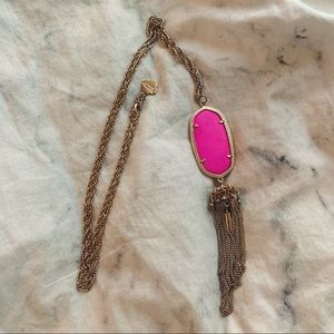 Kendra Scott Rayne Necklace in Magenta